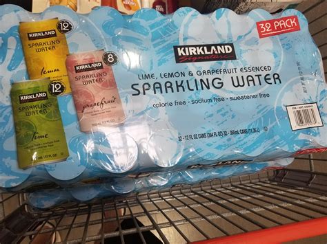 com&39;s selection of bottled water. . Costco sparkling water